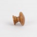 Knob style A 36mm oak lacquered wooden knob